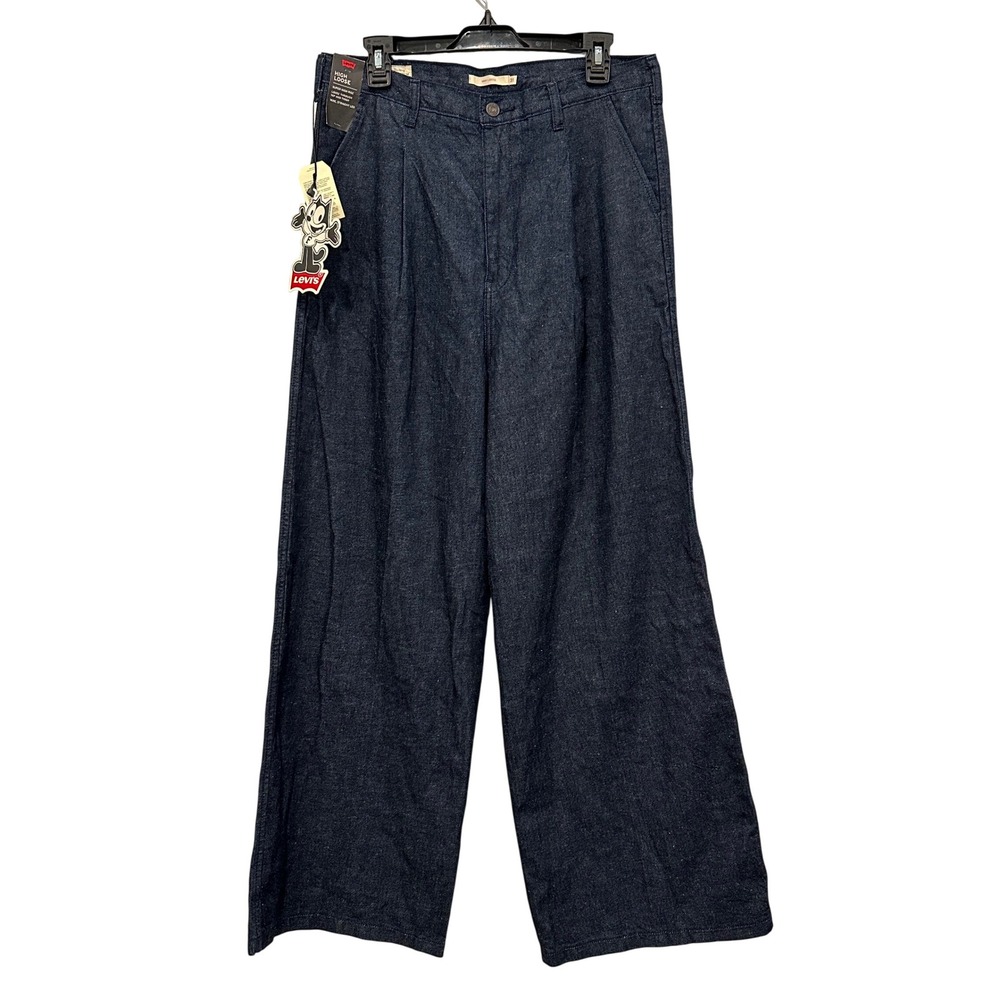 Levis x Felix the‎ Cat High Loose Wide Leg Jeans Dark Wash A1231-0000 31x31 NEW
